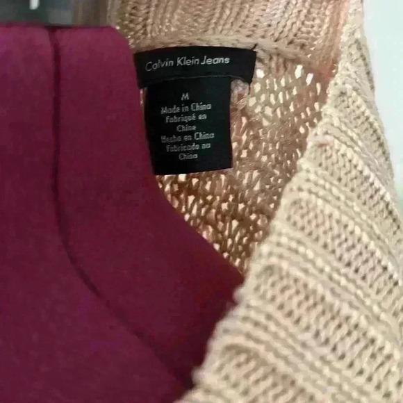 Calvin Klein Pink Sweater Like New - Picture 2 of 9